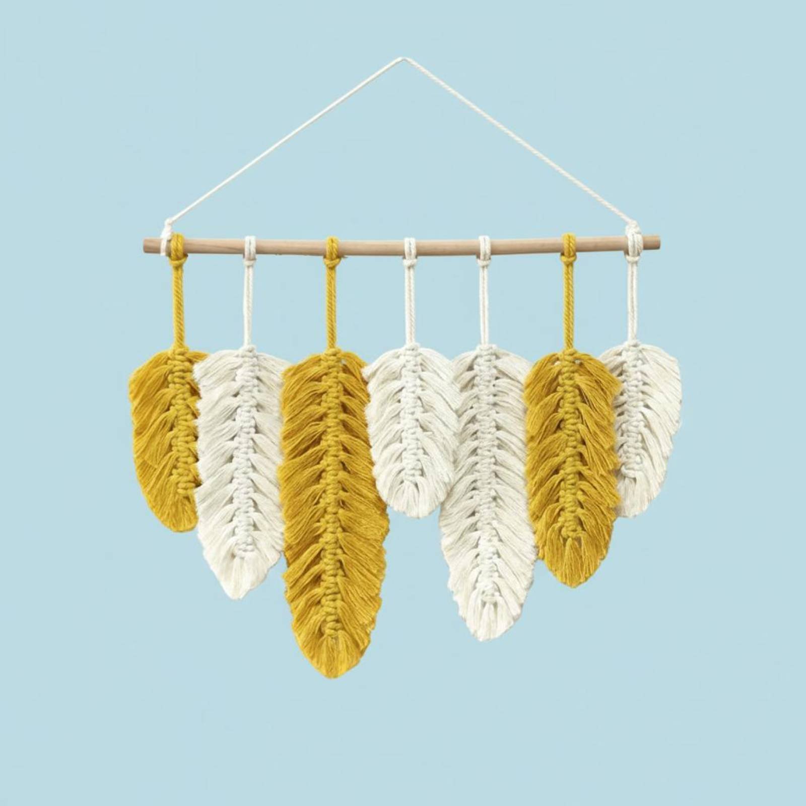 งานฝีมือแขวนผนังแบบมาคราเม่ ปร - Macrame Wall Hanging บทวิจารณ์และราคา