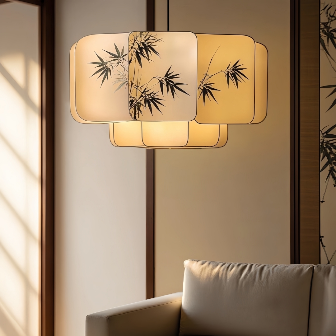 โคมไฟห้อยเพดานลายไม้ไผ่สไตล์เอ - Home Decor Zen Style บทวิจารณ์และราคา