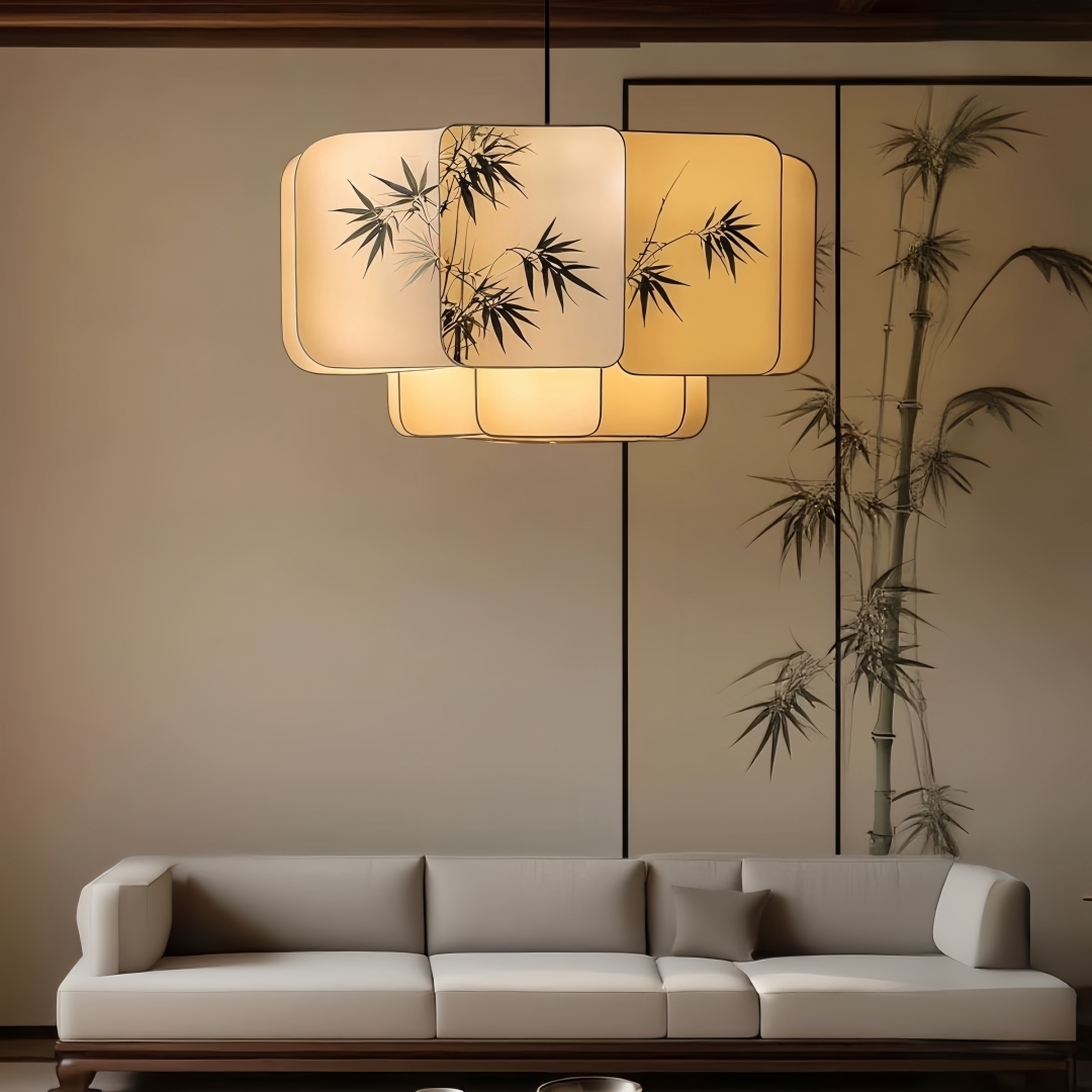 โคมไฟห้อยเพดานลายไม้ไผ่สไตล์เอ - Home Decor Zen Style บทวิจารณ์และราคา