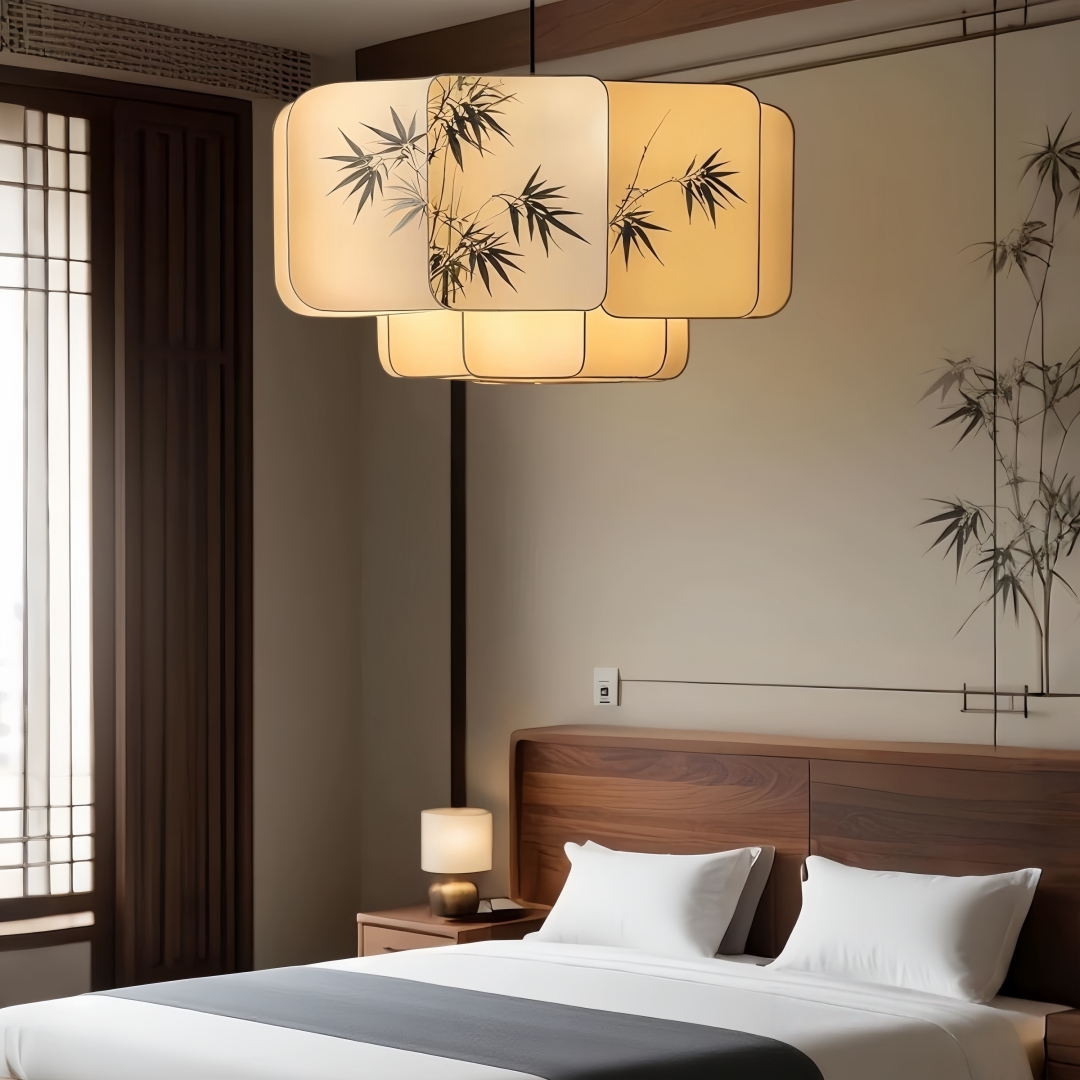 โคมไฟห้อยเพดานลายไม้ไผ่สไตล์เอ - Home Decor Zen Style บทวิจารณ์และราคา