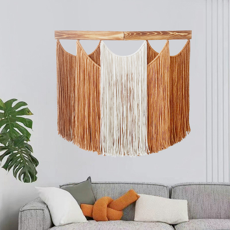 งานถักมาคราเม่แขวนผนังขนาดใหญ่ - Macrame Wall Hanging บทวิจารณ์และราคา