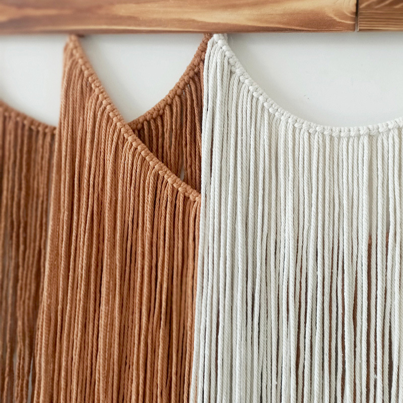 งานถักมาคราเม่แขวนผนังขนาดใหญ่ - Macrame Wall Hanging บทวิจารณ์และราคา