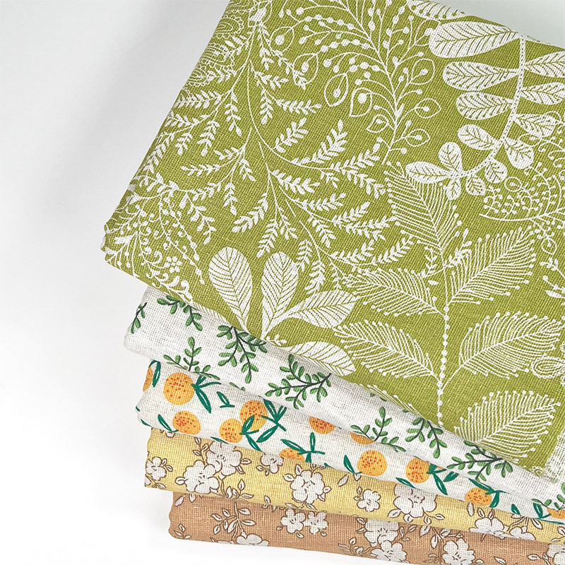 ผ้าพิมพ์ลายดอกไม้สไตล์ชนบท ผสม - Home Decor Fabric บทวิจารณ์และราคา