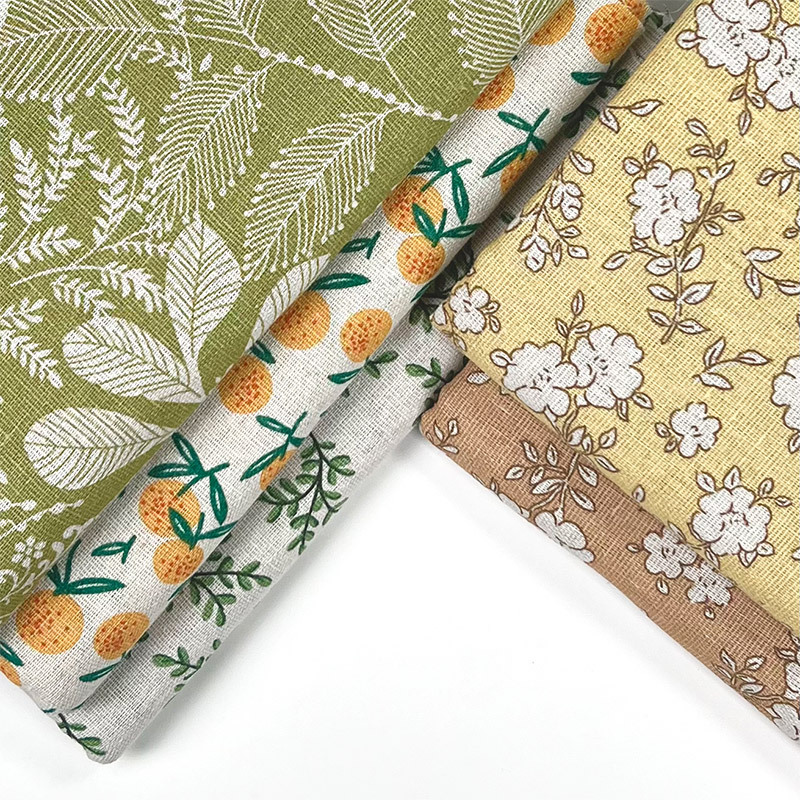 ผ้าพิมพ์ลายดอกไม้สไตล์ชนบท ผสม - Home Decor Fabric บทวิจารณ์และราคา