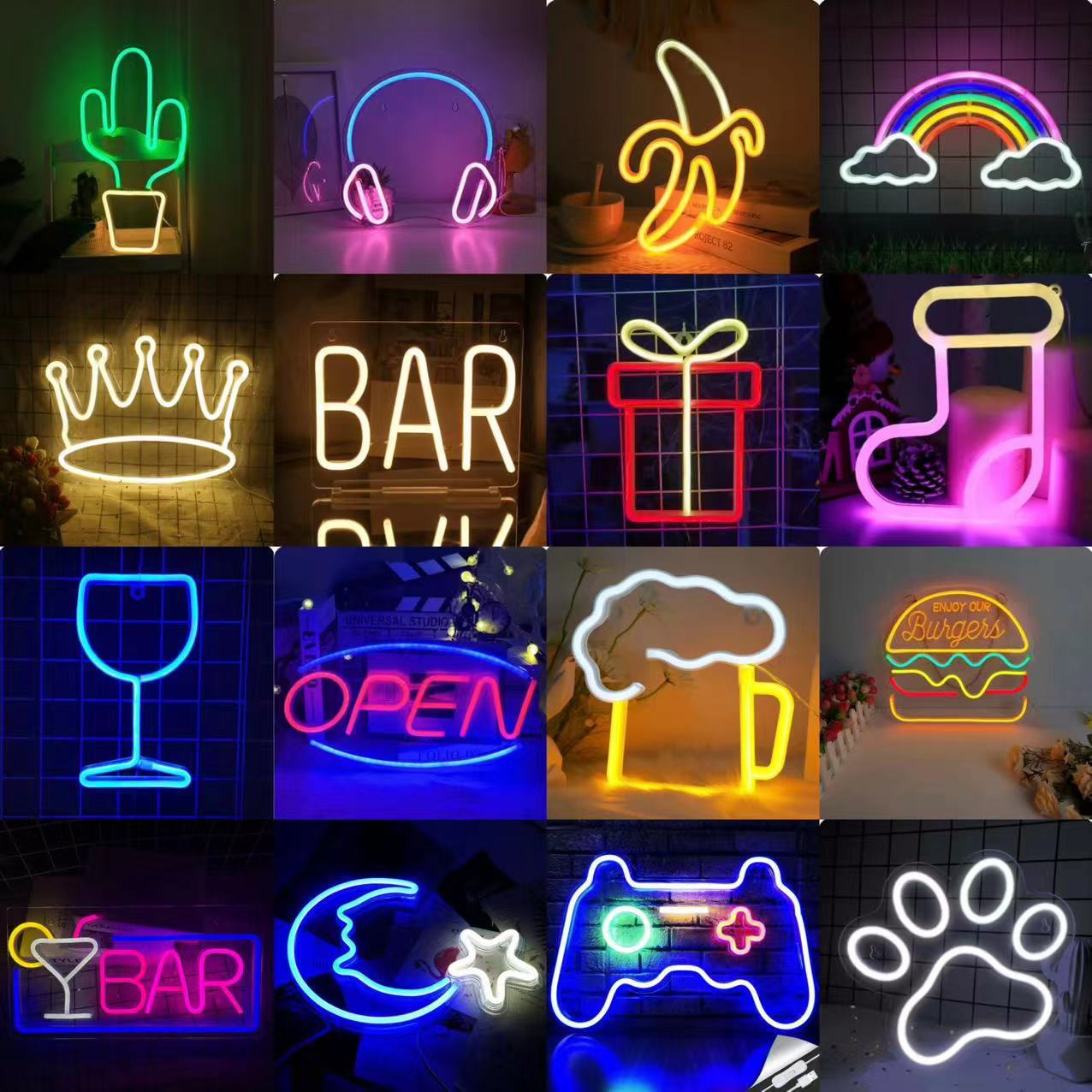 ป้ายไฟนีออน LED แบบกำหนดเอง พร - Neon Sign Led Custom บทวิจารณ์และราคา