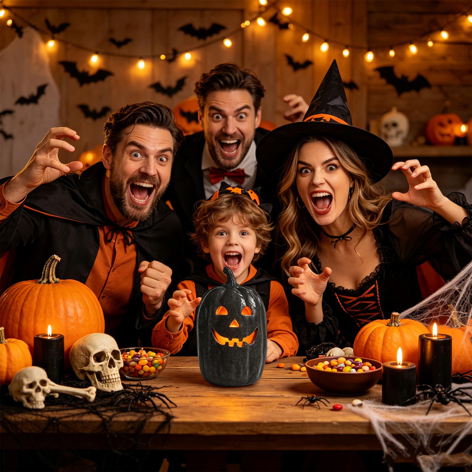 ของตกแต่งฟักทองฮาโลวีน โคมไฟฟั - Home Decor Halloween บทวิจารณ์และราคา